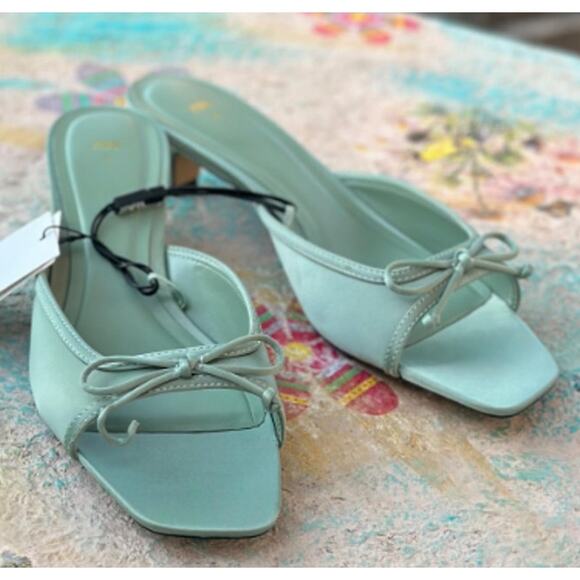 RARE!!! ZARA Open Toe Heels NWT - Picture 5 of 16